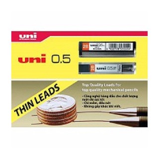 ruột chì 2B 0.5 12 tép ruột đen