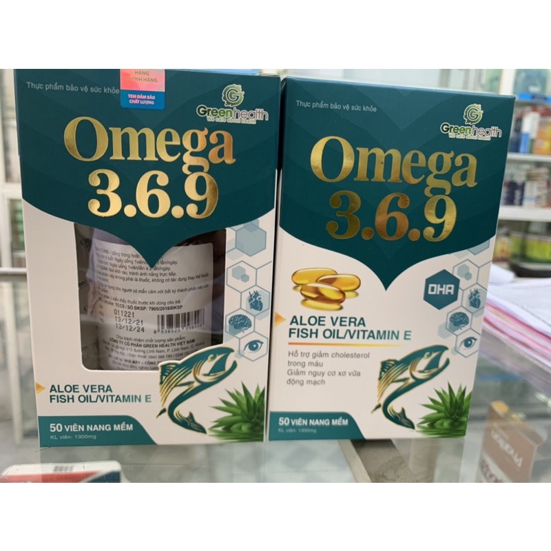 Omega 3,6,9 ( Lọ 50 viên ) - Hỗ trợ làm giảm hàm lượng Cholesterol, giúp sáng mắt, giảm mỏ mắt nhứt mắt