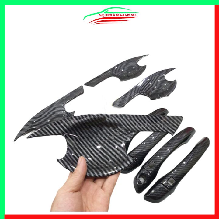 Ốp tay hõm Elantra 2016-2021 vân Carbon chống trầy bảo vệ cửa xe ô tô