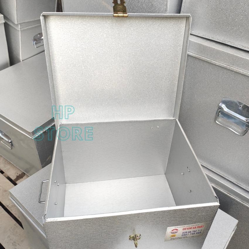 Thùng tôn sinh viên, thùng đựng quần áo, sách vở, đồ dùng cá nhân KT 35 x 30 x 25 cm