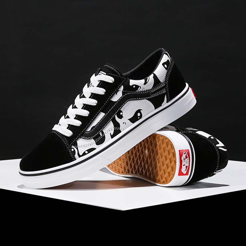 Giày Bata Canvas Cổ Thấp Size 35-44 Thời Trang Cho Nam Nữ