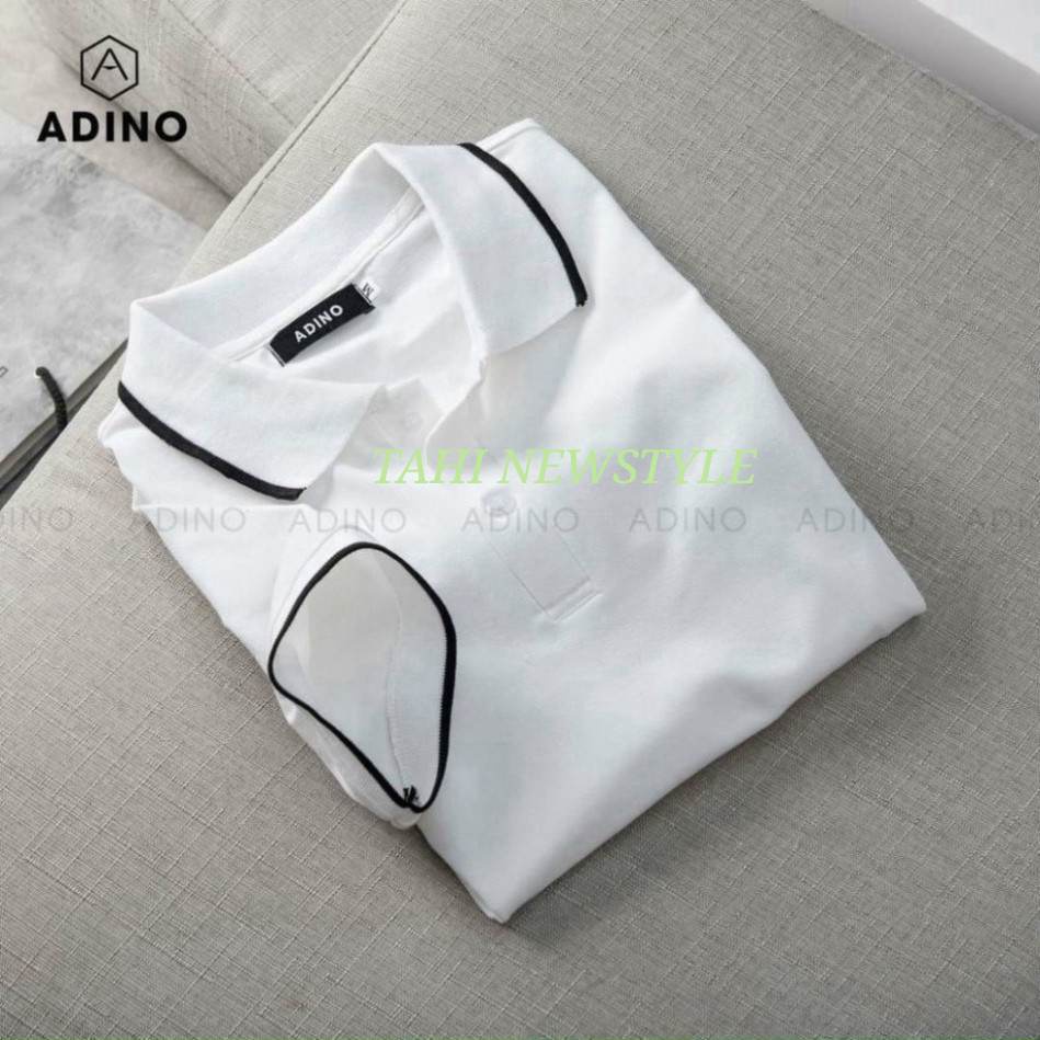 Áo Thun Nam POLO Cotton Cá Sấu TAHISTYLE Áo Phông Cổ bẻ Tay Ngắn Cao Cấp Có Viền Màu Trắng | BigBuy360 - bigbuy360.vn