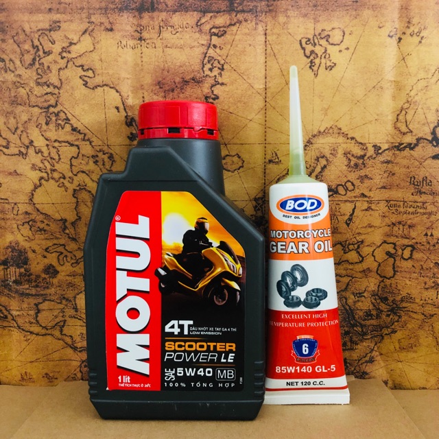 Nhớt Motul Scooter Power 4T 5w40 1L