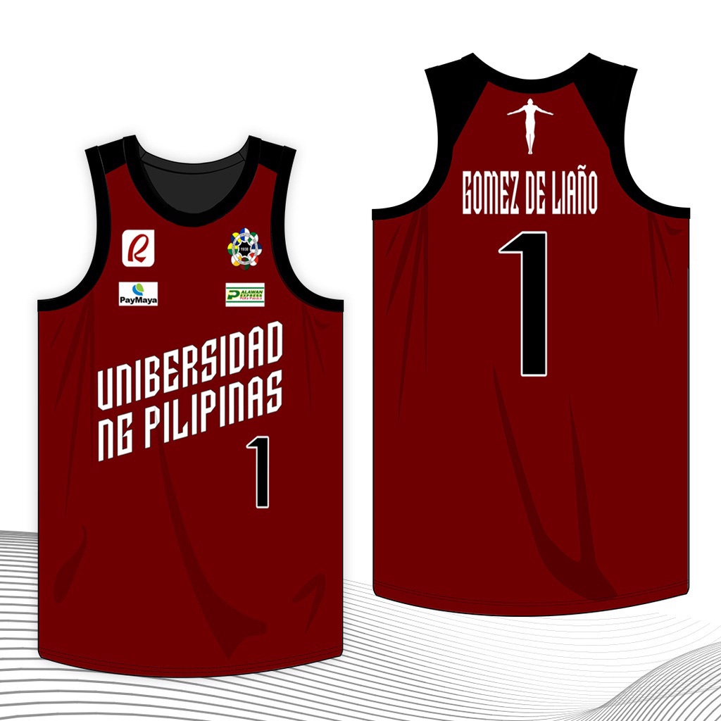 Áo Thun Bóng Rổ In Chữ UP Fighting Maroons UAAP Của Đại Học Philippines
