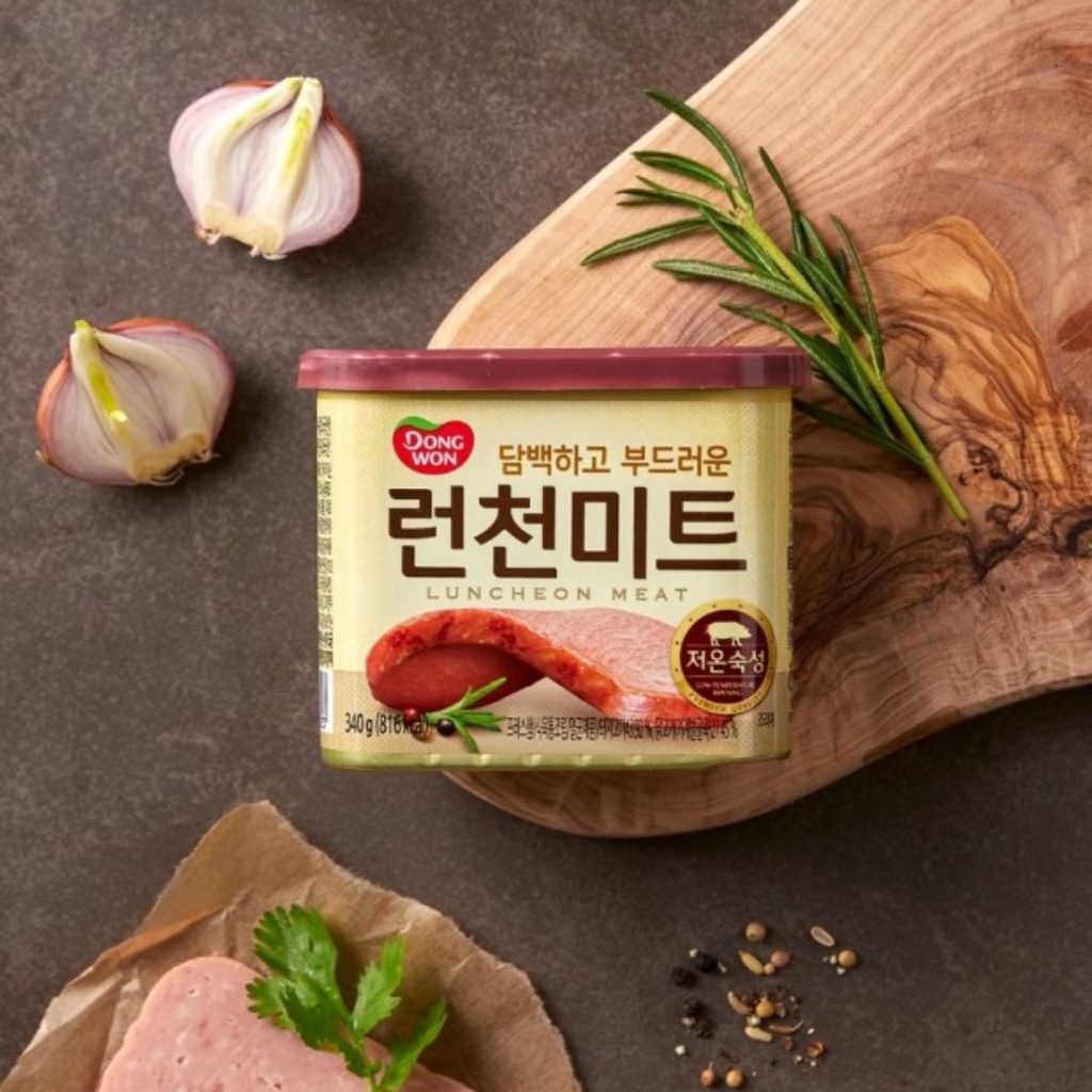 Thịt hộp Luncheon Meat &amp; Richam Dongwon nội địa Hàn Quốc  200g, 340g
