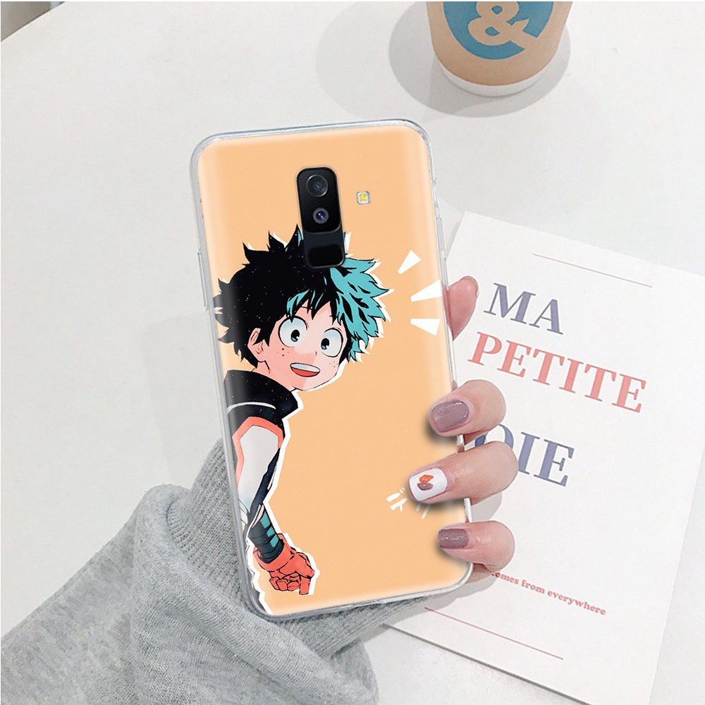 Ốp Điện Thoại Trong Suốt Hình Anime My Hero Academia Tr123 Cho Samsung Galaxy J7 Pro J8 Core Plus J5 Prime Duo A52 A72