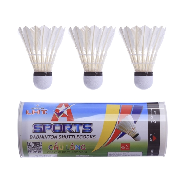 Cầu Lông Nhựa Tổng Hợp 3 Quả