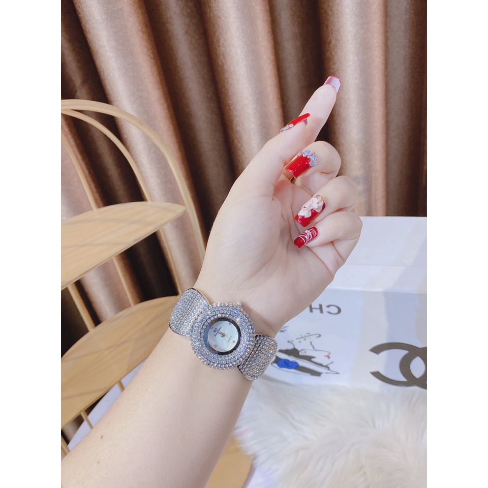 Đồng hồ nữ BS lắc cánh hoa anh đào full đá | BigBuy360 - bigbuy360.vn