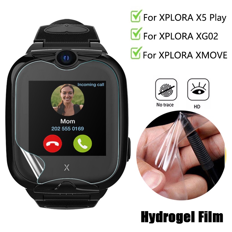 Miếng Dán Màn Hình Bằng TPU Hydrogel Mềm Trong Suốt Chống Sốc Chống Trầy Cho Xplora X5 Play / XGO2 / XMOVE