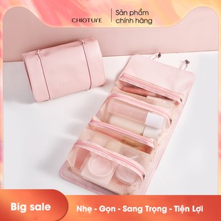 Túi Đựng Mỹ Phẩm Chioture- Chất Liệu Da PU Chống Thấm Nước, Chống Bụi Và Chống Nhăn