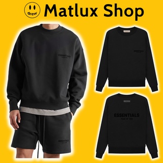   BEST QUALITY  Áo sweater FEAR OF GOD FOG ESSENTIALS SS22 Stretch Limo bản cao cấp Áo nỉ ESSENTIALS in nhung form rộng 