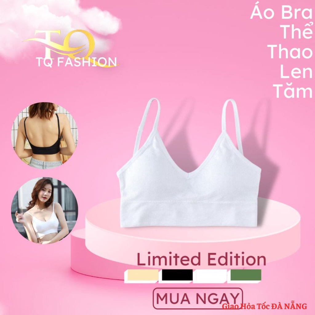 Áo Bra Tập Gym Len Tăm FREESHIP Áo Ngực Khoét Lưng Chữ U - Không Gọng Đệm Mỏng TQ Fashion 367