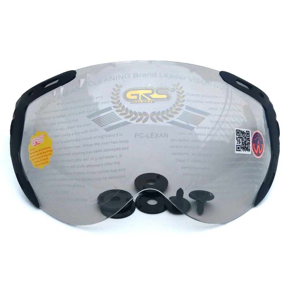 Kính thay thế nón bảo hiểm nửa đầu GRS - kính chính hãng