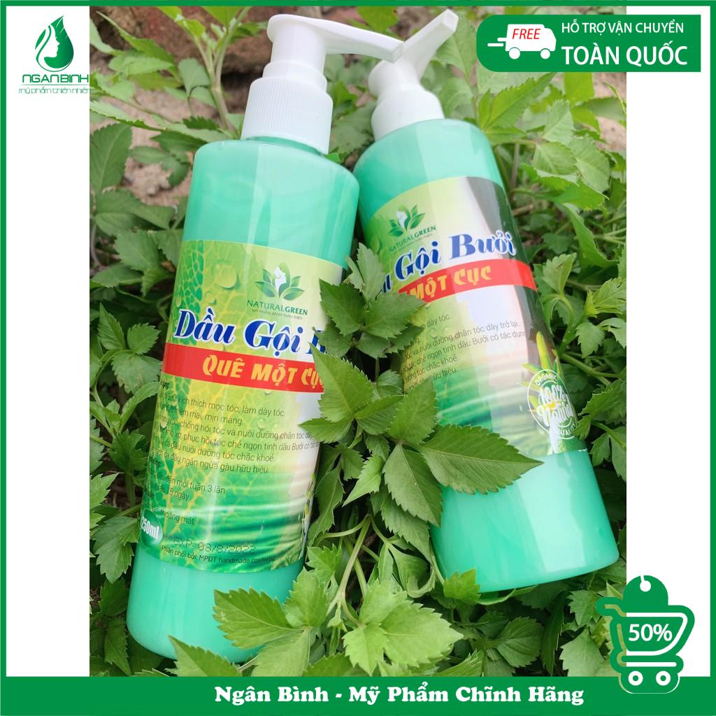 (250ml) Dầu Gội Bưởi Kích MỌC TÓC dày dài, Ngăn rụng tóc hói đầu, Dưỡng mềm mượt, Sạch gàu... Hương Hoa Bưởi