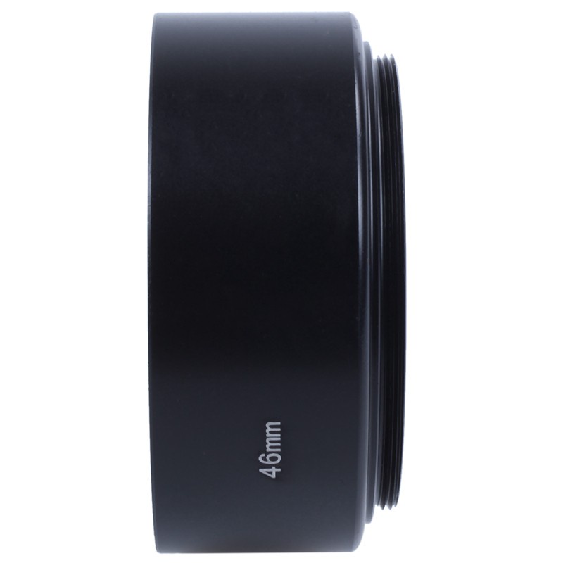 [Hot Sale]46mm Mount Standard Metal Lens Hood for Canon Nikon Pentax Sony Olympus