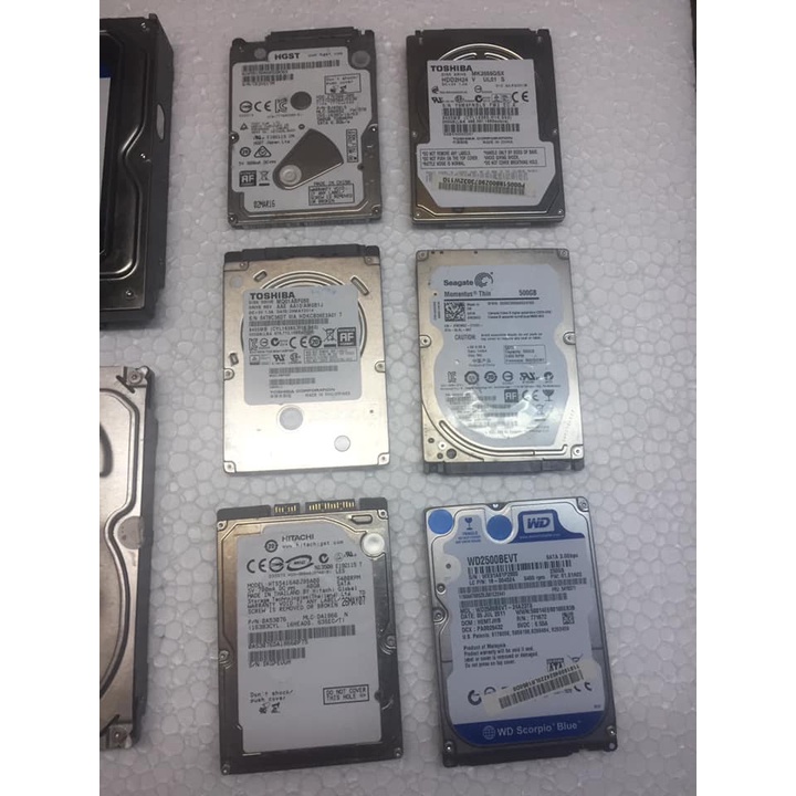 Ổ cứng HDD 500GB 320G 250G 160G 120G 80G SATA III 2.5'' Hoạt động tốt dùng cho LAPTOP, PC nhiều hãng