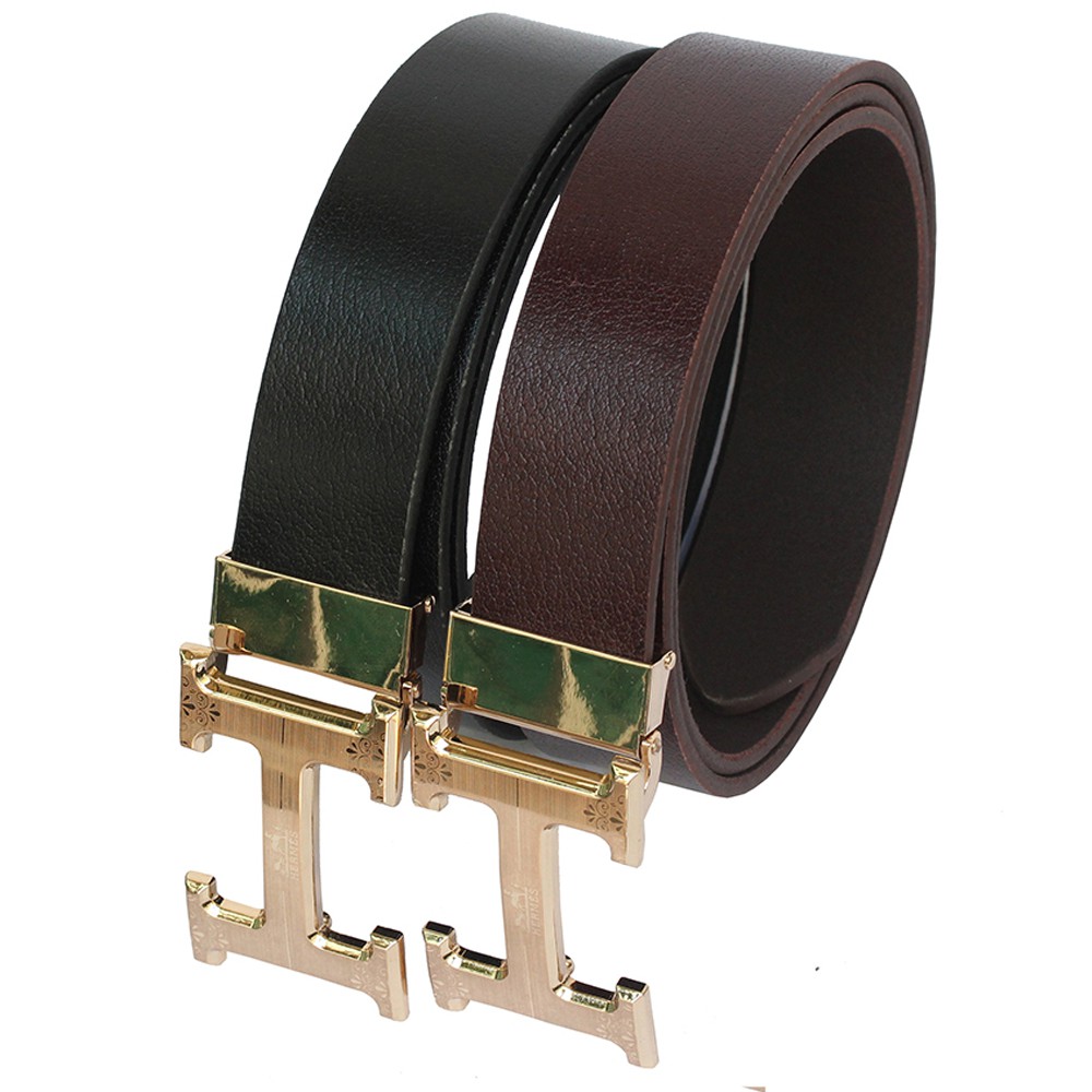 hắt Lưng Nam/ Dây Nịt Nam Da Bò 100% Khóa Chữ H DLCH_02
