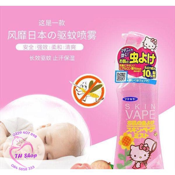 Xịt Muỗi Vape Hương Chanh/ Đào Nhật Bản 200ml