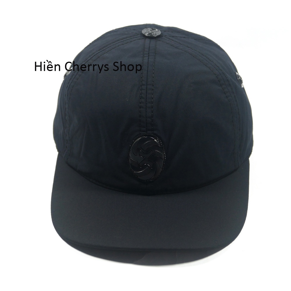 [ Hình thật ]Nón kết cao cấp  - Chất liệu vải kaki kết hợp với mặt da tròn họa tiết &amp; chữ Z cùng với sò kiểu nổi bật.