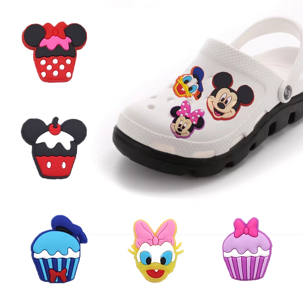 Dép Croc Có Khóa Hình Chuột Mickey Dễ Thương diy