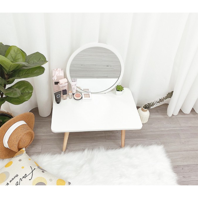 Bàn trang điểm ngồi bệt mini phong cách Bắc Âu thiết kế hiện đại, nhỏ gọn FNL-117.01 | BigBuy360 - bigbuy360.vn
