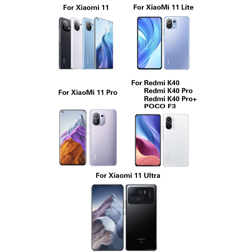 Ốp Điện Thoại Da + Silicon Sang Trọng Cho Xiaomi POCO F3 11i Xiaomi 11 11X Lite Pro Xiaomi Redmi K40