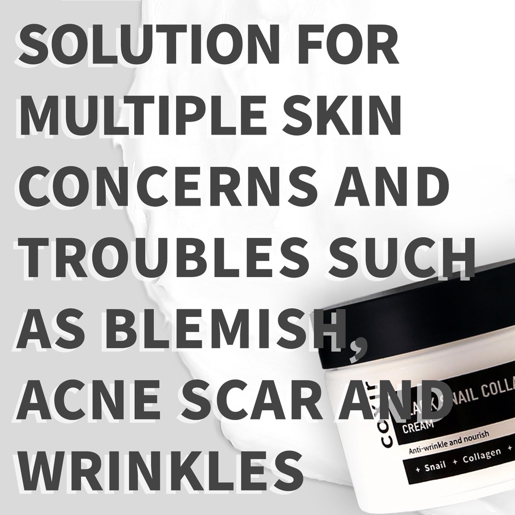 [COXIR] Black Snail Collagen Cream