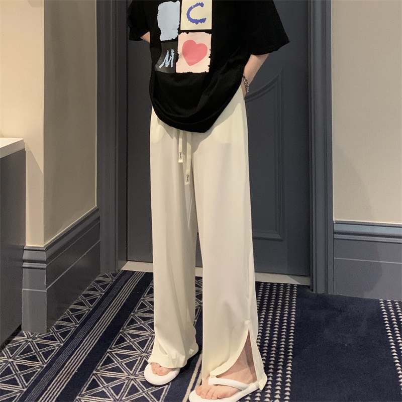 Quần thẳng ZHELIHANGFEI lưng cao ống rộng thời trang dành cho nữ