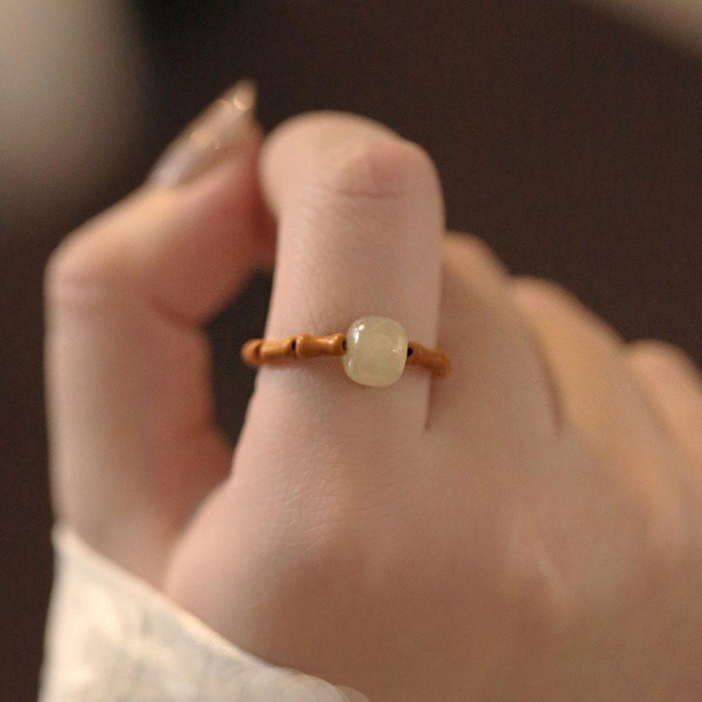 Nhẫn Hở Hình Quả Óc Chó N1N Phong Cách Trung Hoa Cá Tính Dành Cho Nữ