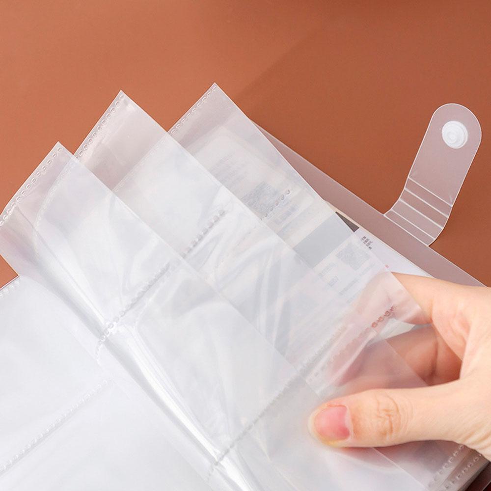 Sách Đựng Thẻ Ảnh 1 / 120 Ngăn Dung Tích Lớn Phong Cách Doanh Nhân