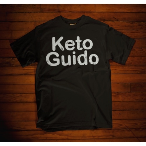 Áo thun Hipster in hình thường ngày Keto Guido Keto Die Keto