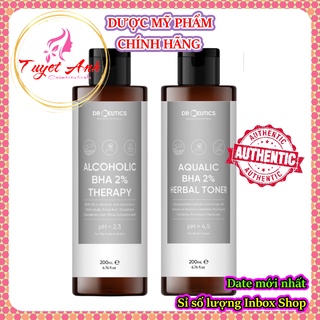 Dung dịch drceutics alcoholic bha 2% therapy 200ml - tẩy da chết, làm sạch da