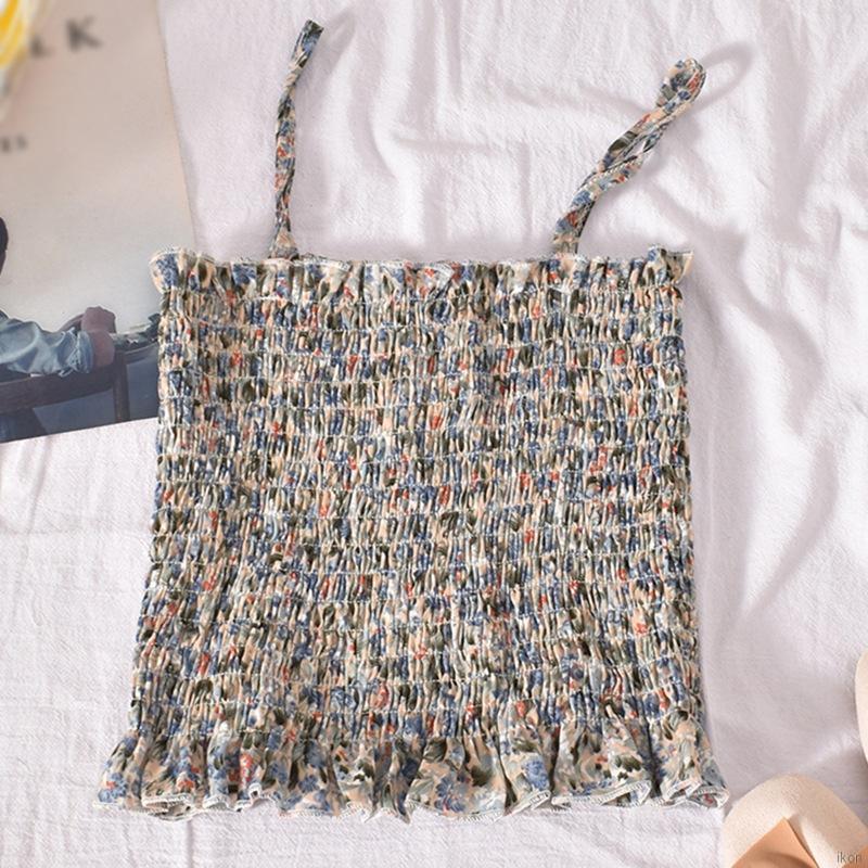 Áo hai dây in hoa thời trang dành cho nữ