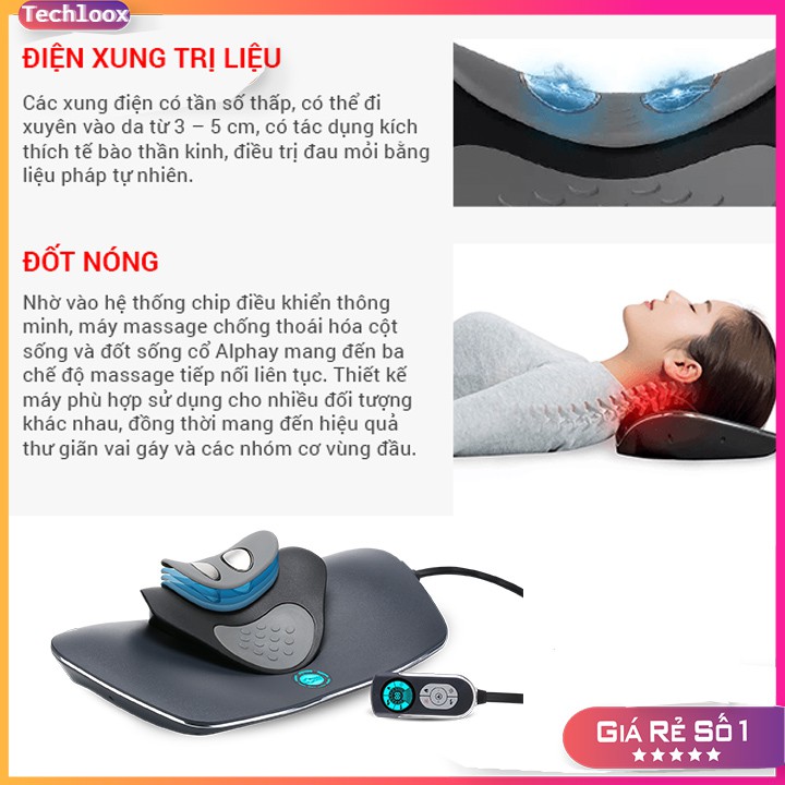 [Hàng mới 2021] Máy massage Cổ vật lý trị liệu thư giãn tốt nhất hiện nay -  Alphay JKAH-3