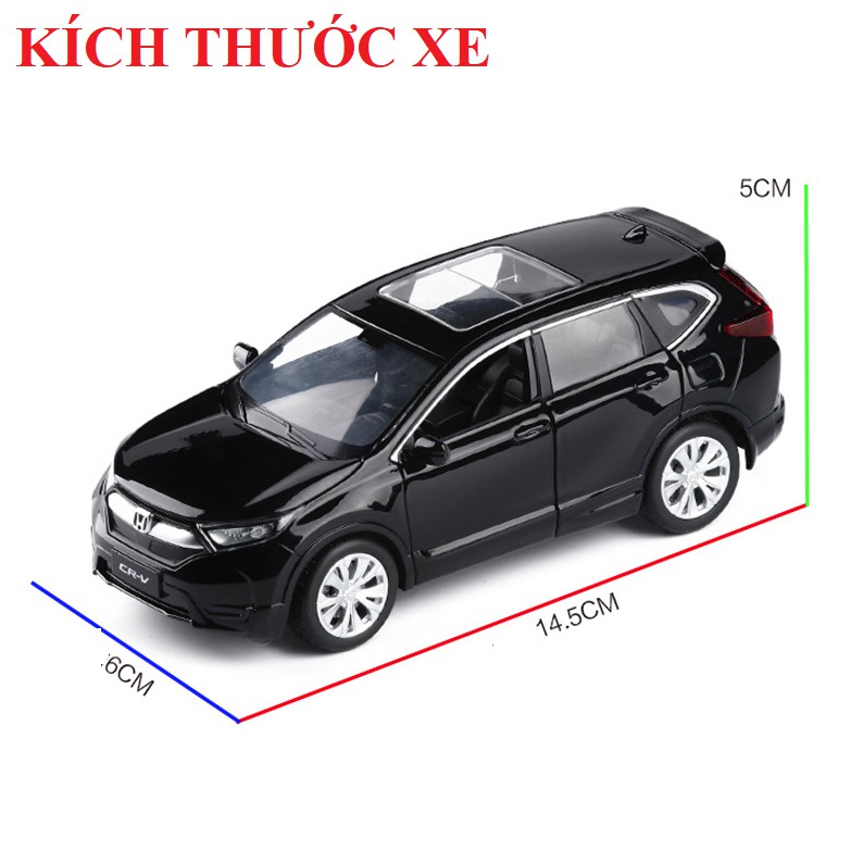 Xe mô hình ô tô Honda CRV tỉ lệ 1:32 bằng kim loại đồ chơi trẻ em