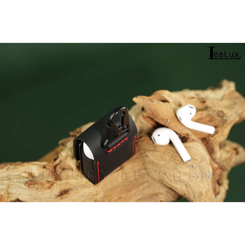 Bao Da Airpod Handmade Cao Cấp LEALUX Case Airpod 1-2