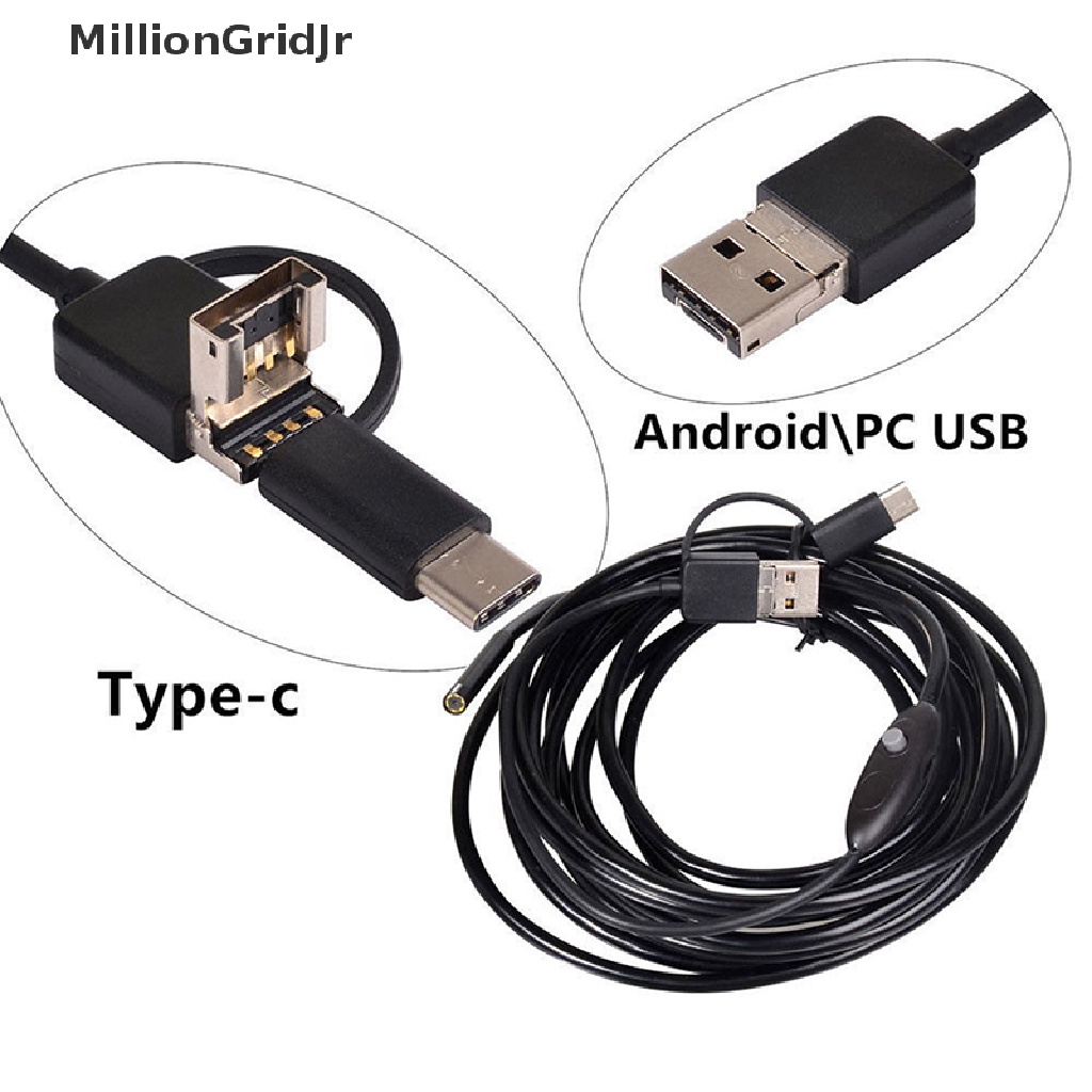 Camera Nội Soi 3 Trong 1 USB Type-C 5.5 / 7 / 8mm HD IP68