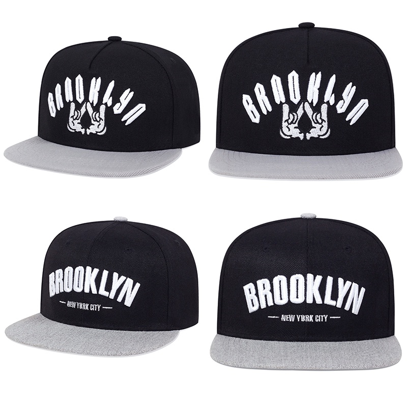 Mũ Lưỡi Trai Cotton Thêu Chữ Phong Cách Hiphop