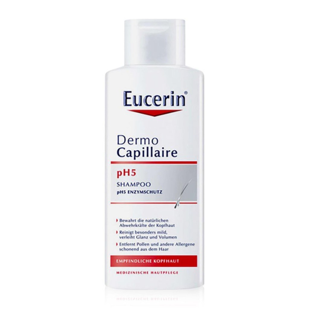 Dầu Gội Cho Da Nhạy Cảm Eucerin Dermocapillaire pH5 Mild Shampoo 250ml