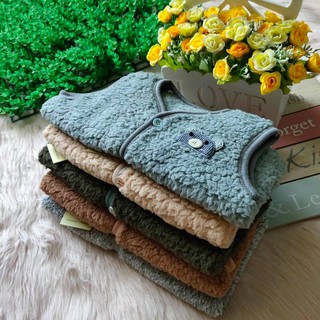 🎀 Áo Gile Lông Cừu Baby Dudula Cho Bé 5 - 15kg