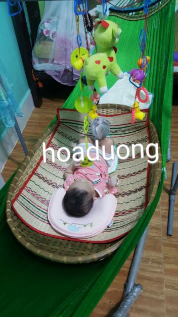 Nôi tre hun khói 90x60 đã hơ sạch dằm