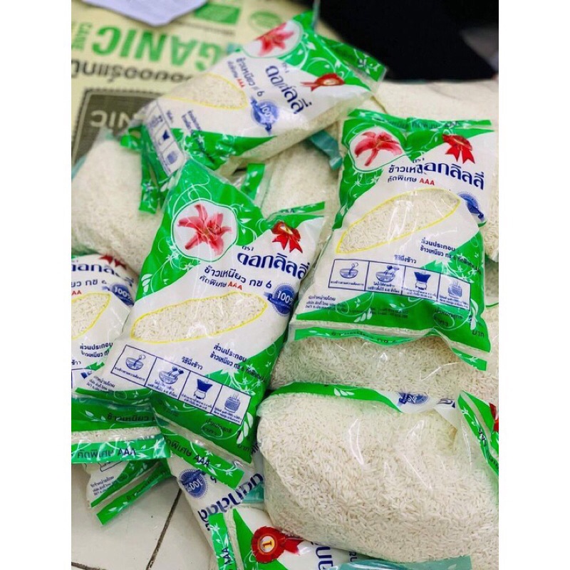 Nếp Thái hoa ly hàng chuẩn thái gói 1kg