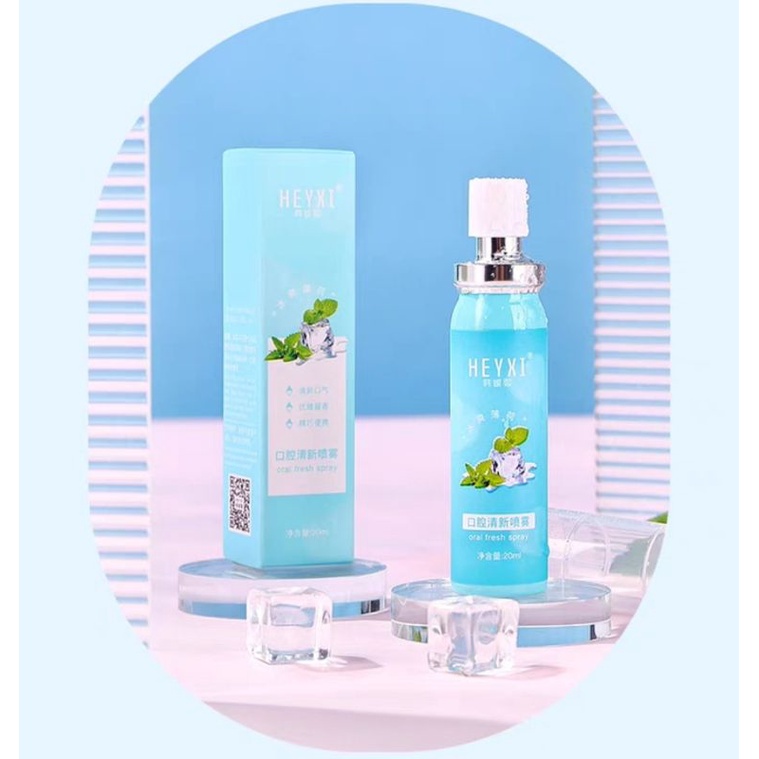Chai Xịt Thơm Miệng Heyxi 20ml cho hơi thở thơm mát