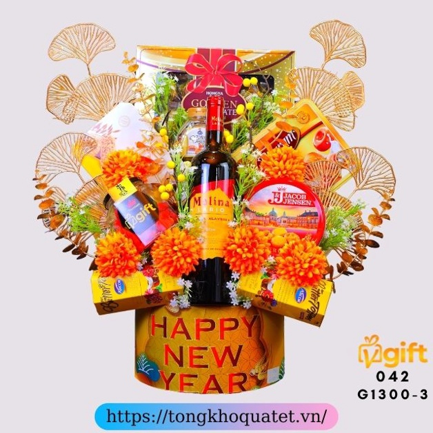 Giỏ Quà Tết 2022 Mẫu Giỏ 1300 - 1380 ( 5 Giỏ Quà Tết). | BigBuy360 - bigbuy360.vn