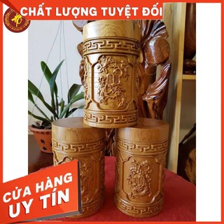 HỘP ĐỰNG TRÀ GỖ BÁCH XANH