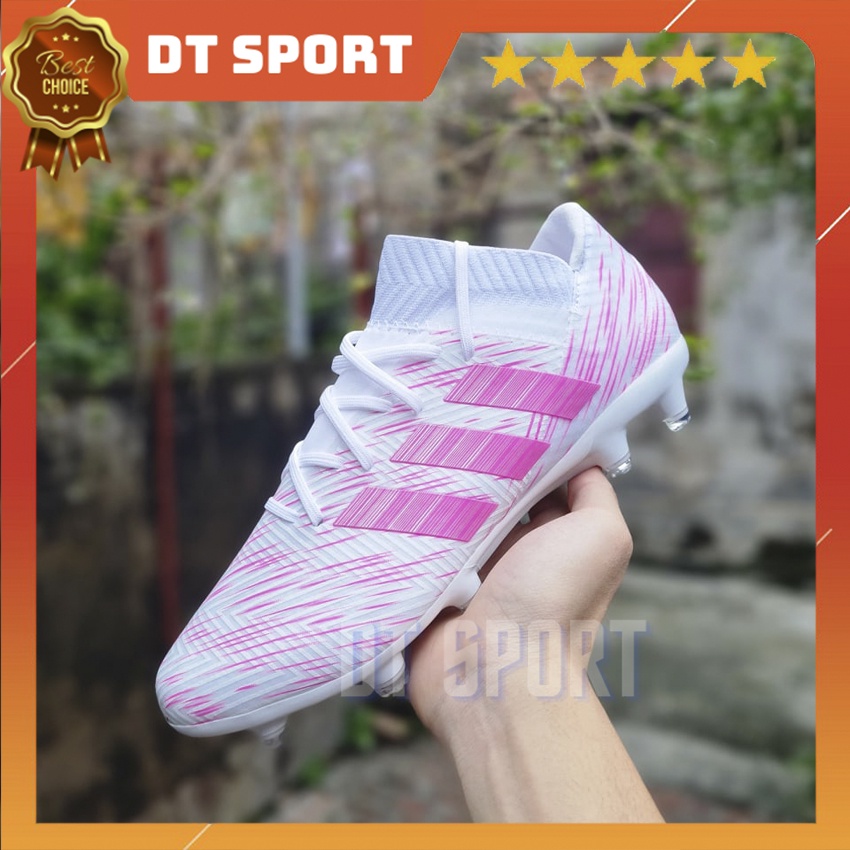 [Tặng Túi Rút Và Tất]Giày Đá Bóng Sân Cỏ Tự Nhiên Nemeziz Messi Tango 18.3 FG Super M10 Speed Ghost, Giày Đá Banh Nam