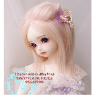Tóc lông thú búp bê BJD - 14cm