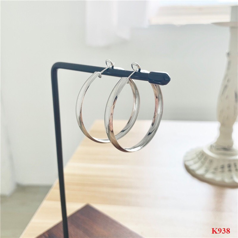 Bông tai tròn kiểu to sang trọng K887 Mayconner