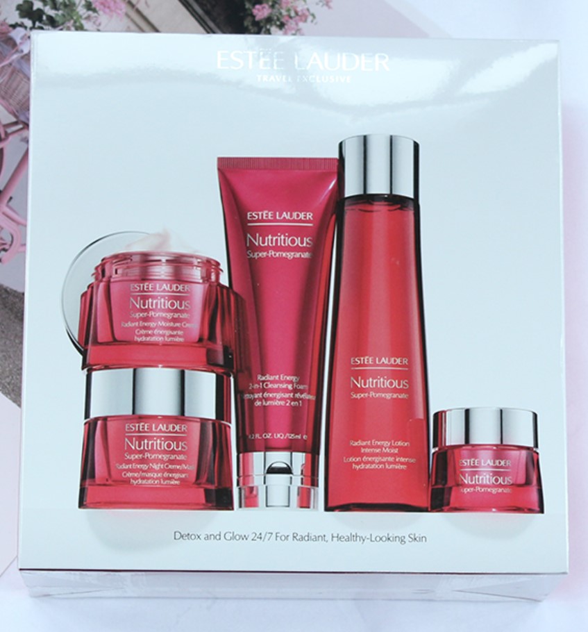 Set 5 mỹ phẩm dưỡng da vùng mắt Estee Lauder tinh chất lựu đỏ