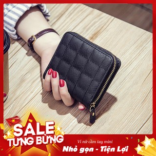 Ví Nữ Cầm Tay Mini Ngắn Nhỏ Gọn - Tiện Lợi Bỏ Túi Nhiều Ngăn ( Thời Trang Cao Cấp )
